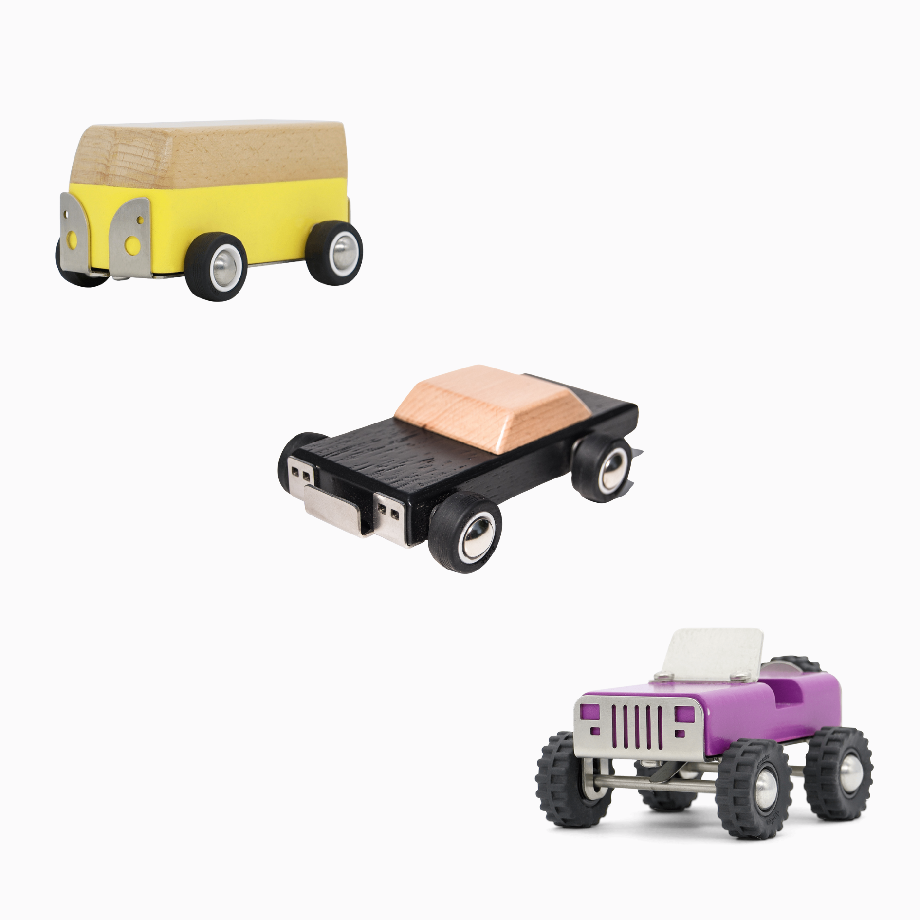 3-Car Set: Brad, Sunshine & Duke