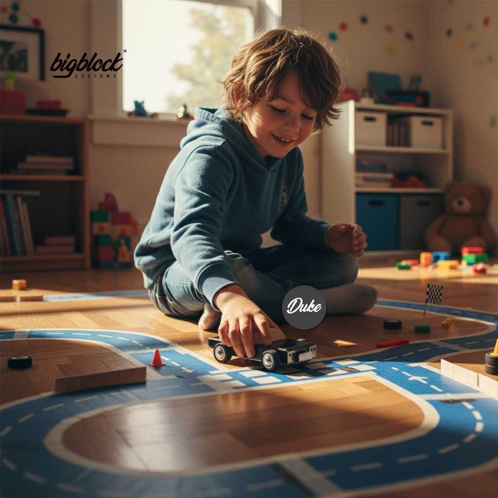 Duke | Charger Wooden Toy Car – Handcrafted Muscle Car Collectible